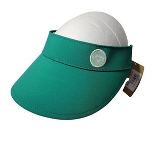 Callaway Women Sun Visor Hat Golf Adjustable Green Outdoors Pickleball Tennis